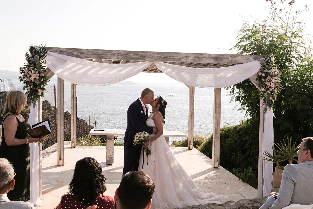 Weddings in Crete - Couple Neha and Nick L